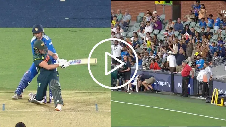 Watch- RCB Star Declared Out After Hitting A Four In A Rare Event During IND vs AUS 3rd T20I Watch- RCB Star Declared Out After Hitting A Four In A Rare Event During IND vs AUS 3rd T20I